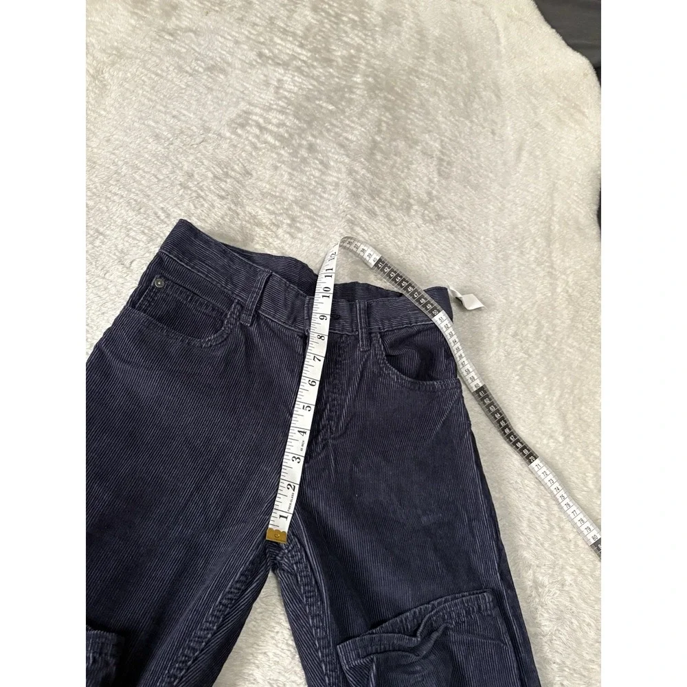 New Gap Kids Navy Blue Corduroy Slim‎ Chino Pants Size 16